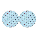 Ice Hockey Players Pattern Print Car Coasters