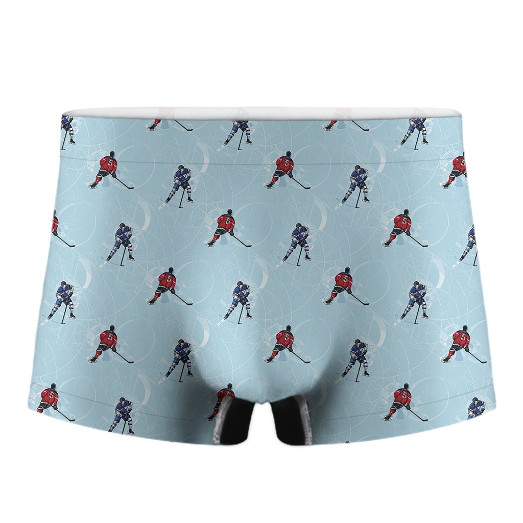 Hockey Print Boxer Underwear