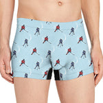 Ice Hockey Players Pattern Print Men's Boxer Briefs