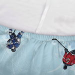 Ice Hockey Players Pattern Print Sofa Cover