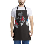Ice Hockey Skates Print Apron