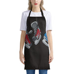 Ice Hockey Skates Print Apron
