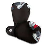 Ice Hockey Skates Print Boxing Gloves