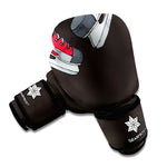 Ice Hockey Skates Print Boxing Gloves