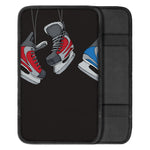 Ice Hockey Skates Print Car Center Console Cover