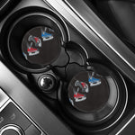 Ice Hockey Skates Print Car Coasters