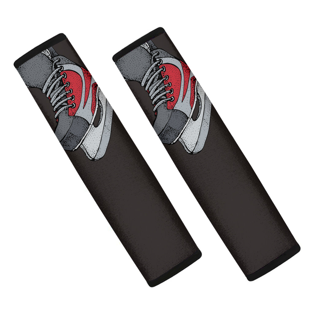 Ice Hockey Skates Print Car Seat Belt Covers