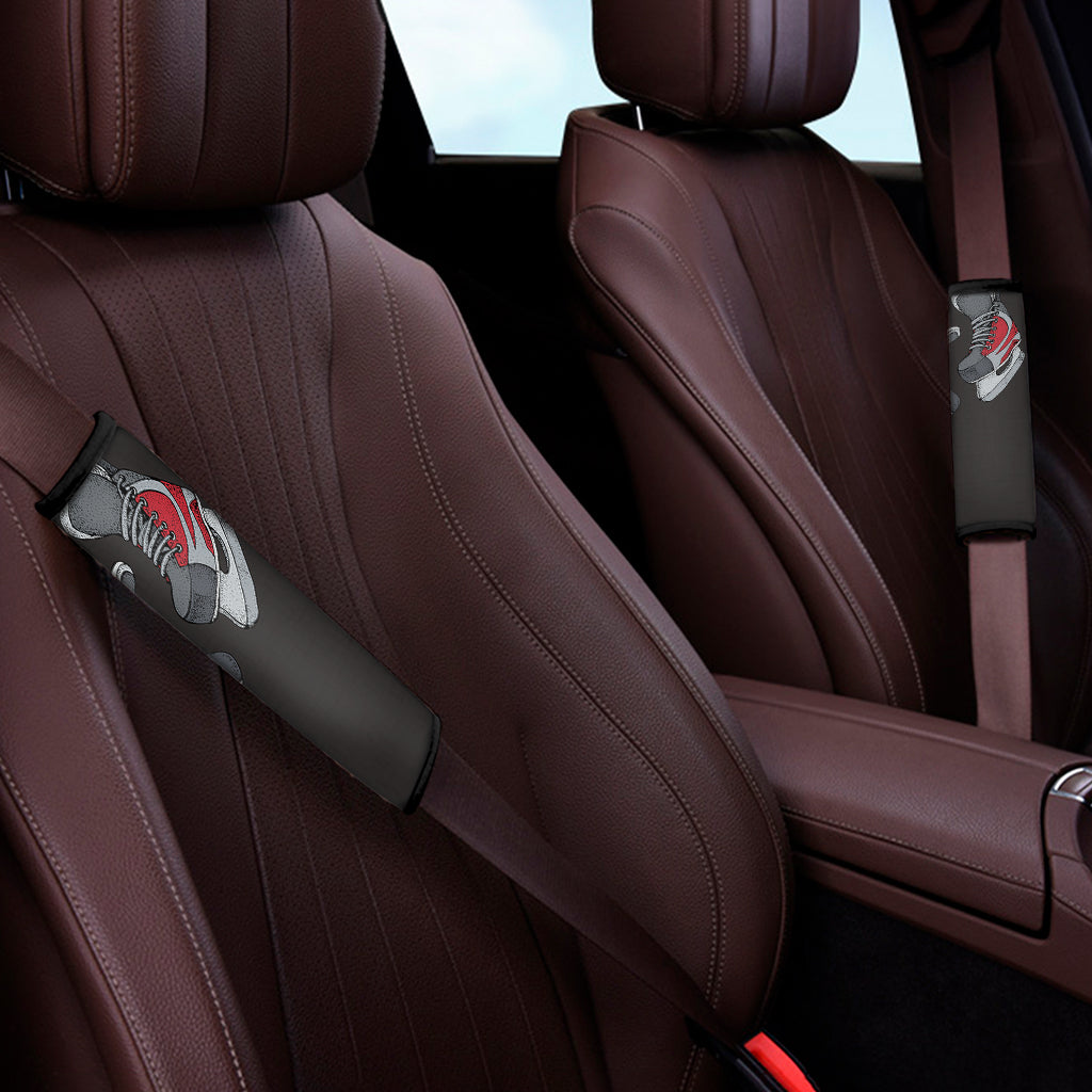 Ice Hockey Skates Print Car Seat Belt Covers