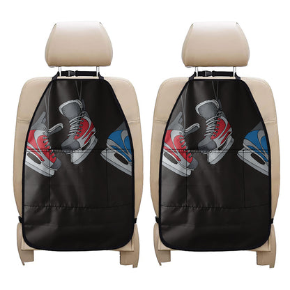 Ice Hockey Skates Print Car Seat Organizers