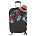Ice Hockey Skates Print Luggage Cover