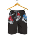 Ice Hockey Skates Print Men's Shorts
