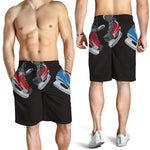 Ice Hockey Skates Print Men's Shorts