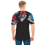 Ice Hockey Skates Print Men's T-Shirt