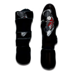 Ice Hockey Skates Print Muay Thai Shin Guard