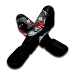 Ice Hockey Skates Print Muay Thai Shin Guard