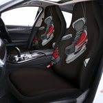 Ice Hockey Skates Print Universal Fit Car Seat Covers