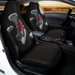 Ice Hockey Skates Print Universal Fit Car Seat Covers