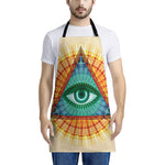 Illuminati Eye of Providence Print Apron