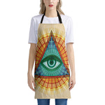 Illuminati Eye of Providence Print Apron