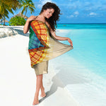 Illuminati Eye of Providence Print Beach Sarong Wrap