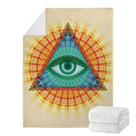 Illuminati Eye of Providence Print Blanket
