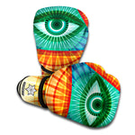 Illuminati Eye of Providence Print Boxing Gloves