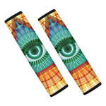 Illuminati Eye of Providence Print Car Seat Belt Covers