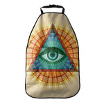 Illuminati Eye of Providence Print Car Seat Organizers
