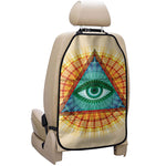 Illuminati Eye of Providence Print Car Seat Organizers