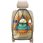 Illuminati Eye of Providence Print Car Seat Organizers