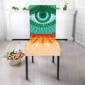 Illuminati Eye of Providence Print Dining Chair Slipcover