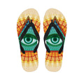 Illuminati Eye of Providence Print Flip Flops