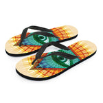 Illuminati Eye of Providence Print Flip Flops
