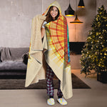 Illuminati Eye of Providence Print Hooded Blanket