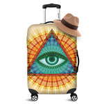 Illuminati Eye of Providence Print Luggage Cover