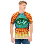 Illuminati Eye of Providence Print Men's T-Shirt