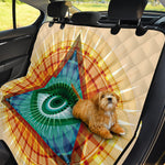 Illuminati Eye of Providence Print Pet Car Back Seat Cover