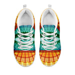Illuminati Eye of Providence Print White Sneakers