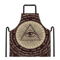 Eye of Providence Symbol Print Apron
