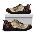 Eye of Providence Symbol Print Black Running Shoes
