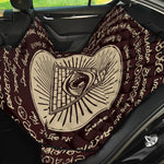 Illuminati Eye of Providence Symbol Print Pet Car Back Seat Cover
