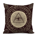 Eye of Providence Symbol Print Pillow Cover