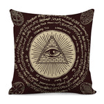 Illuminati Eye of Providence Symbol Print Pillow Cover