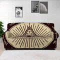 Eye of Providence Symbol Print Sofa Cover