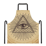 Illuminati Eye Print Apron