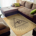 Illuminati Eye Print Floor Mat
