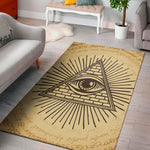 Illuminati Eye Print Area Rug
