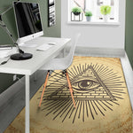 Illuminati Eye Print Area Rug