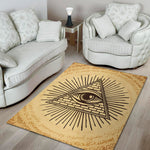 Illuminati Eye Print Area Rug