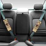 Illuminati Eye Print Car Seat Belt Covers